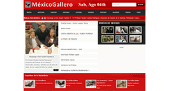 Desktop Screenshot of mexicogallero.net