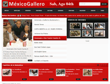 Tablet Screenshot of mexicogallero.net