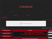 Tablet Screenshot of foro.mexicogallero.net